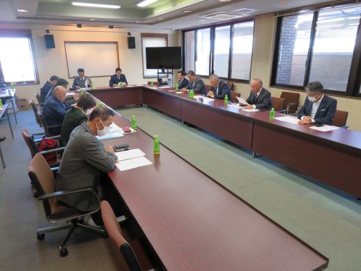 正副会長会議・予算委員会・交付金運営委員会合同会議が開催されました