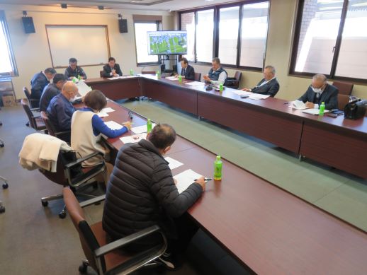 正副会長会議・予算委員会・交付金運営委員会合同会議が開催されました